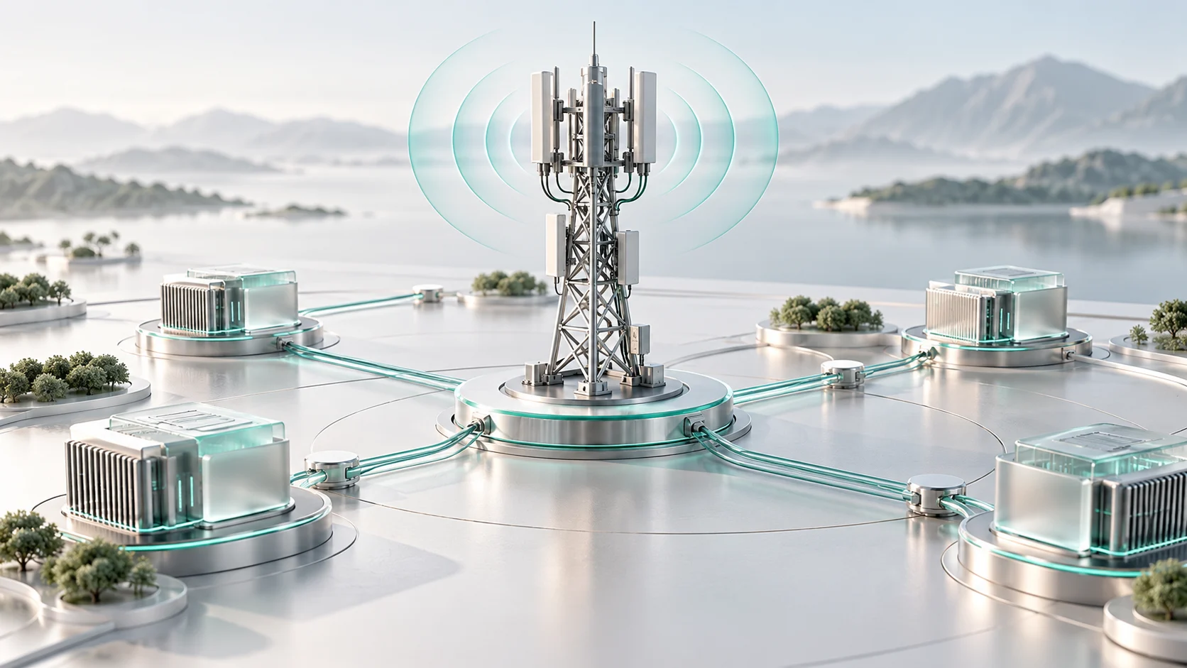Concept illustration: Telecom / Infrastructure